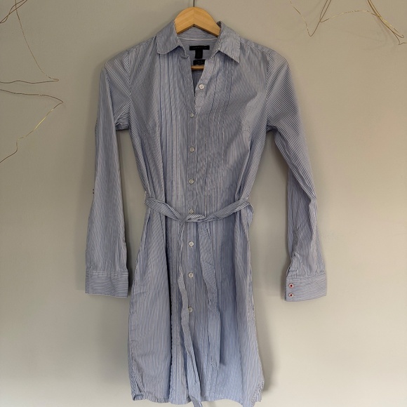 Tommy Hilfiger Striped Shirt Dress - Picture 2 of 11